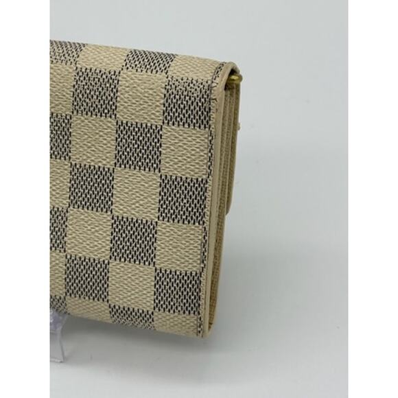 Louis Vuitton Damier Azur Pattern Bifold Sarah Wallet*COA Incl. - Picture 7 of 16